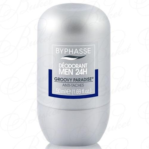Дезодорант роликовый BYPHASSE 24H DEODORANT MEN Groovy Paradise 50ml купить в интернет-магазине Днепропетровск